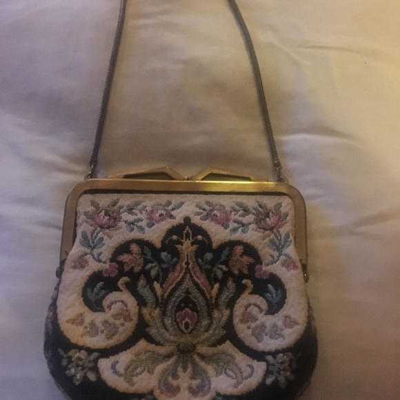 Vintage Needle Point Purse - Picture 2 of 3